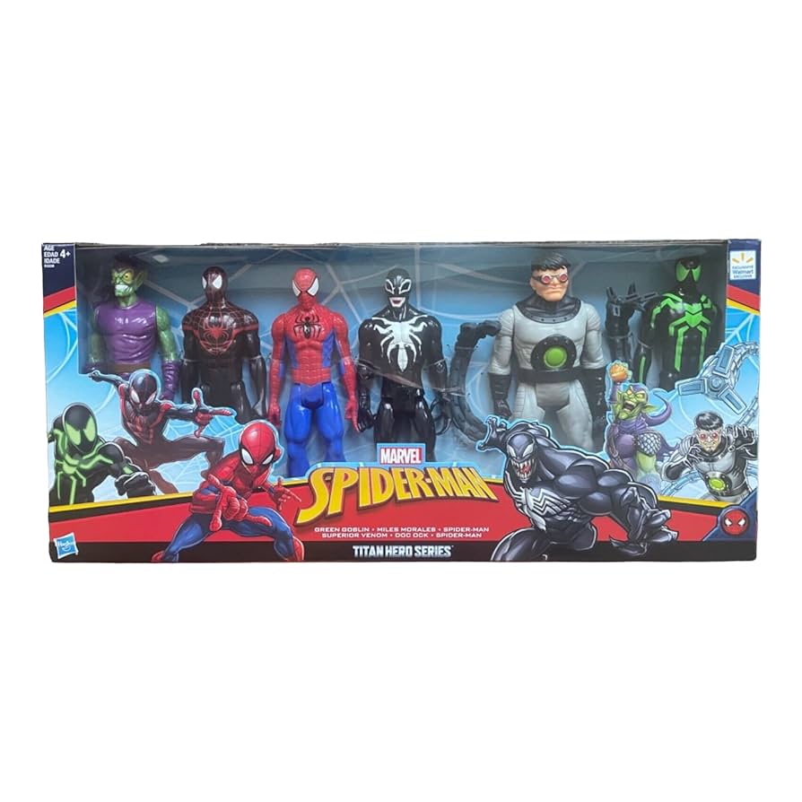 スパイダーマン Venomフィギュア 6体セット Amazon.co.jp: スパイダーマン ヒーローシリーズ 6 フィギュア